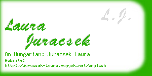 laura juracsek business card